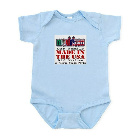 CafePress - Mexirican Family Body Suit - Baby Light Bodysuit, Size Newborn - 24 Months