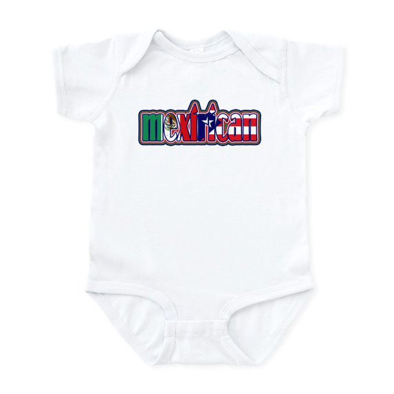 CafePress - Mexirican Infant Bodysuit - Baby Light Bodysuit, Size Newborn - 24 Months