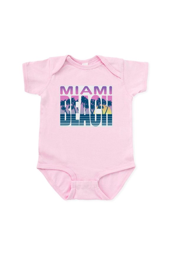 - Miami Beach Infant Bodysuit - Baby Light Bodysuit, Size Newborn - 24 Months