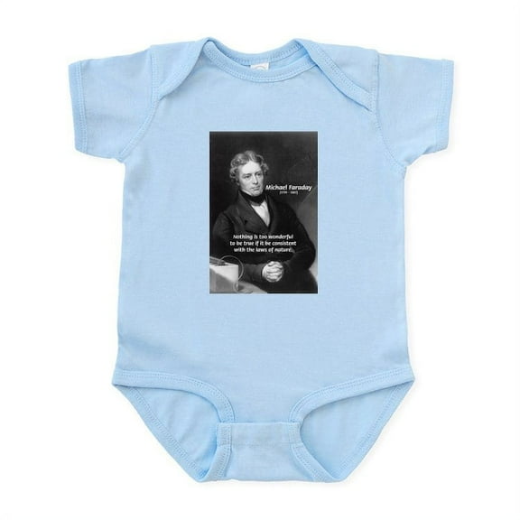 CafePress - Michael Faraday Infant Creeper - Baby Light Bodysuit, Size Newborn - 24 Months