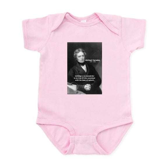 CafePress - Michael Faraday Infant Creeper - Baby Light Bodysuit, Size Newborn - 24 Months