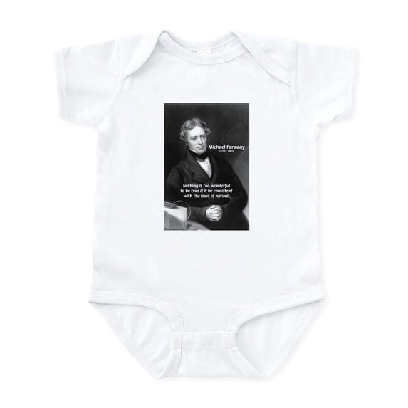 CafePress - Michael Faraday Infant Creeper - Baby Light Bodysuit, Size Newborn - 24 Months