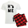 thumbnail image 1 of CafePress - Michigan Home Men's Light Pajamas - Men's Light Loose Fit Cotton Pajama Set, 1 of 7