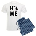 thumbnail image 1 of CafePress - Michigan Home Men's Light Pajamas - Men's Light Loose Fit Cotton Pajama Set, 1 of 7