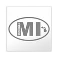 thumbnail image 1 of CafePress - Michigan Map - Square Sticker 3" x 3", 1 of 1