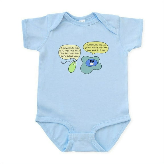 CafePress - Microbiology Vs Immunology Infant Bodysuit - Baby Light Bodysuit, Size Newborn - 24 Months