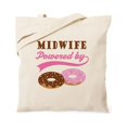 thumbnail image 1 of CafePress - Midwife Gift Doughnuts Tote Bag - Unisex Canvas Tote Bag, Beige, 1-Piece, 1 of 7