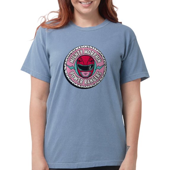 CafePress - Mighty Morphin Pow Women's Comfort Colors® T Shirt - Womens Comfort Colors® Shirt