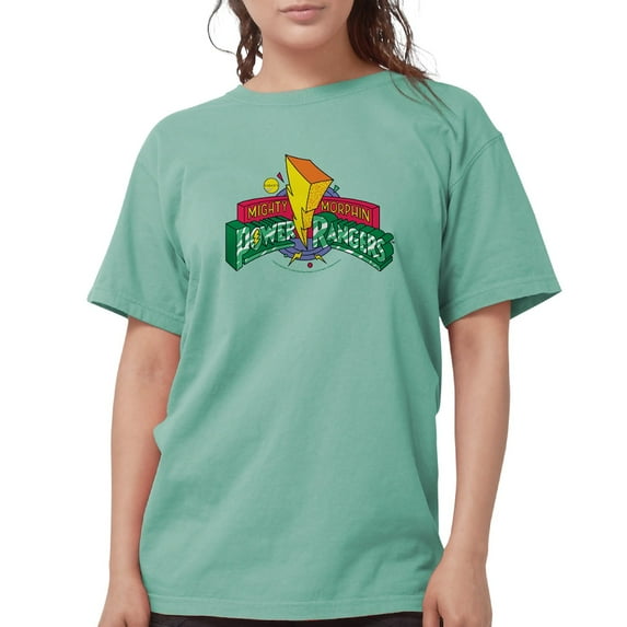 CafePress - Mighty Morphin Pow Women's Comfort Colors® T Shirt - Womens Comfort Colors® Shirt