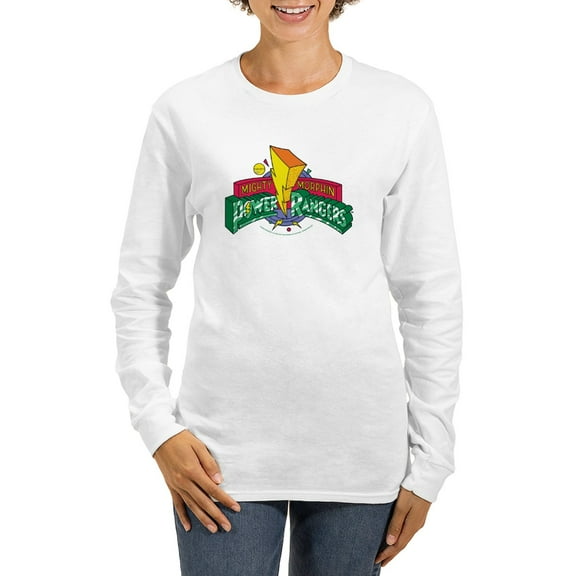CafePress - Mighty Morphin Power R Women's Long Sleeve T Shirt - Women's Long Sleeve Graphic Casual T-Shirt