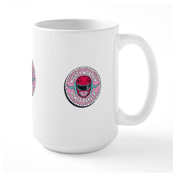 CafePress - Mighty Morphin Power Rang - 15 oz Ceramic Large White Novelty Mug