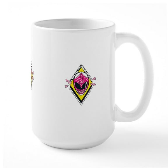CafePress - Mighty Morphin Power Rang - 15 oz Ceramic Large White Novelty Mug