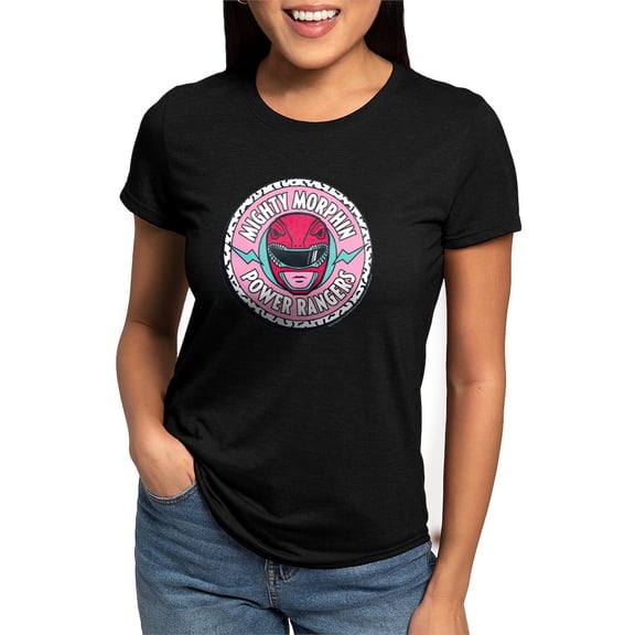 CafePress - Mighty Morphin Power Ranger Women's Deluxe T Shirt - Womens Tri-blend T-Shirt