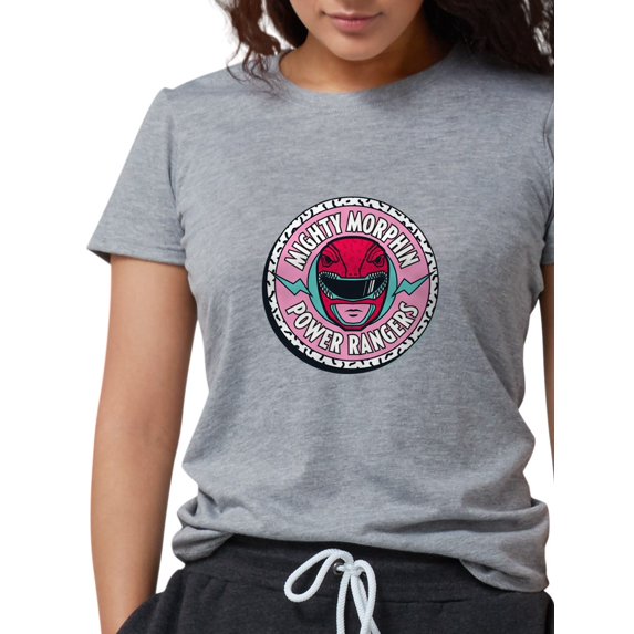 CafePress - Mighty Morphin Power Ranger Women's Deluxe T Shirt - Womens Tri-blend T-Shirt
