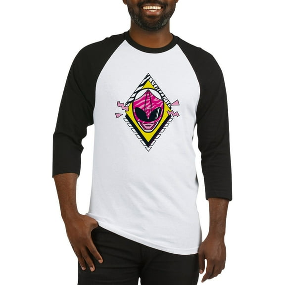 CafePress - Mighty Morphin Power Rangers - Cotton Baseball Jersey, 3/4 Raglan Sleeve Shirt