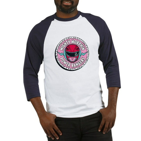 CafePress - Mighty Morphin Power Rangers - Cotton Baseball Jersey, 3/4 Raglan Sleeve Shirt