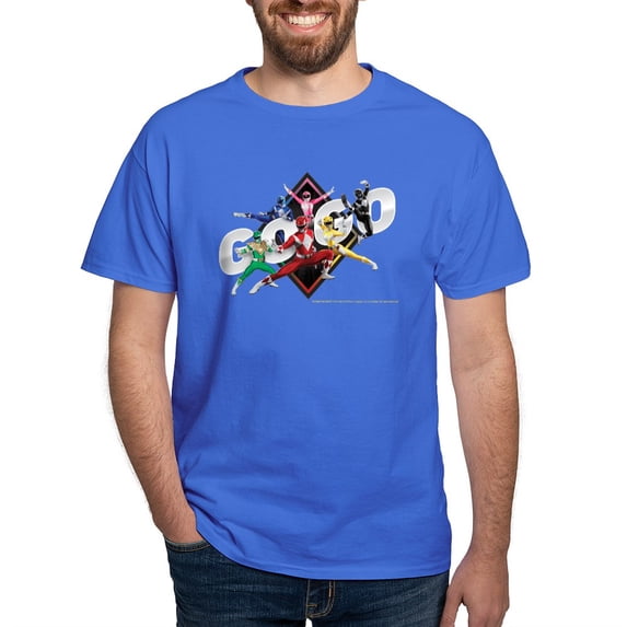 CafePress - Mighty Morphin Power Rangers G Men's Value T Shirt - Men's Classic Graphic Cotton T-Shirt