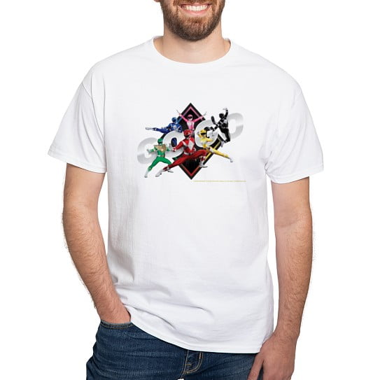 CafePress - Mighty Morphin Power Rangers G Men's Value T Shirt - Men's Classic Cotton T-Shirts