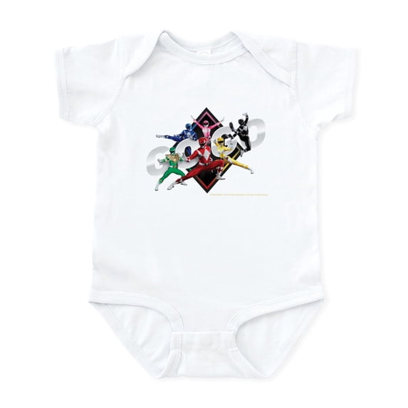 CafePress - Mighty Morphin Power Rangers Go Go - Baby Light Bodysuit, Size Newborn - 24 Months
