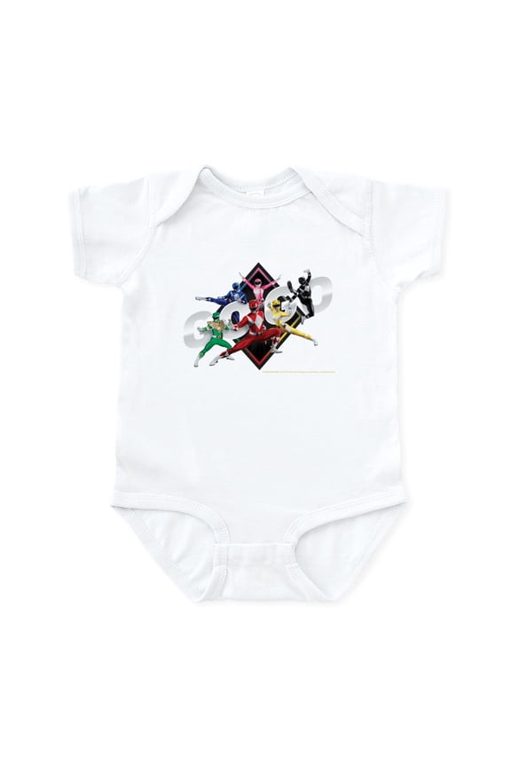 - Mighty Morphin Power Rangers Go Go - Baby Light Bodysuit, Size Newborn - 24 Months