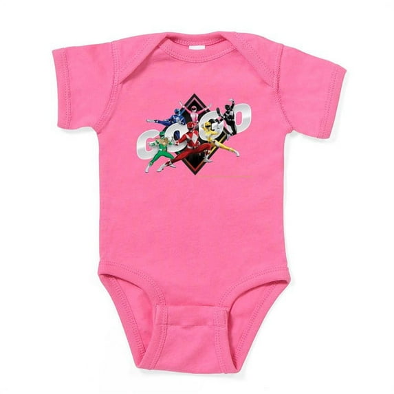 CafePress - Mighty Morphin Power Rangers Go Go - Cute Infant Bodysuit Baby Romper - Size Newborn - 24 Months