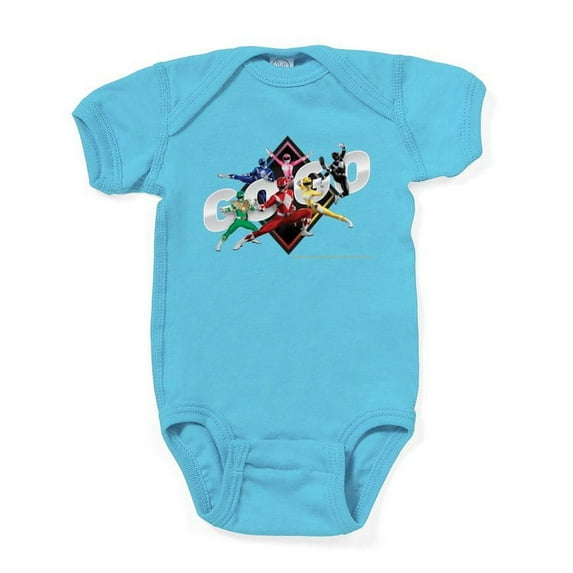CafePress - Mighty Morphin Power Rangers Go Go - Cute Infant Bodysuit Baby Romper - Size Newborn - 24 Months