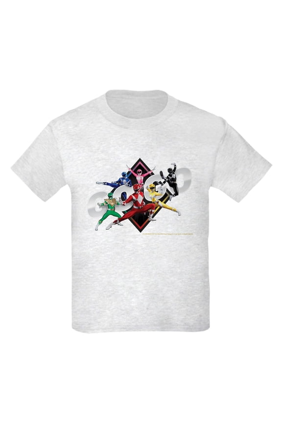 - Mighty Morphin Power Rangers Go Go Kids T Shirt - Light T-Shirt Kids XS-XL