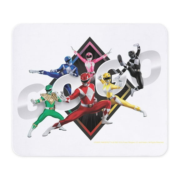 CafePress - Mighty Morphin Power Rangers Go Go - Non-slip Rubber Mousepad, Gaming Mouse Pad