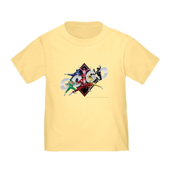 CafePress - Mighty Morphin Power Rangers Go Go Toddler T Shirt - Cute Toddler T-Shirt, 100% Cotton