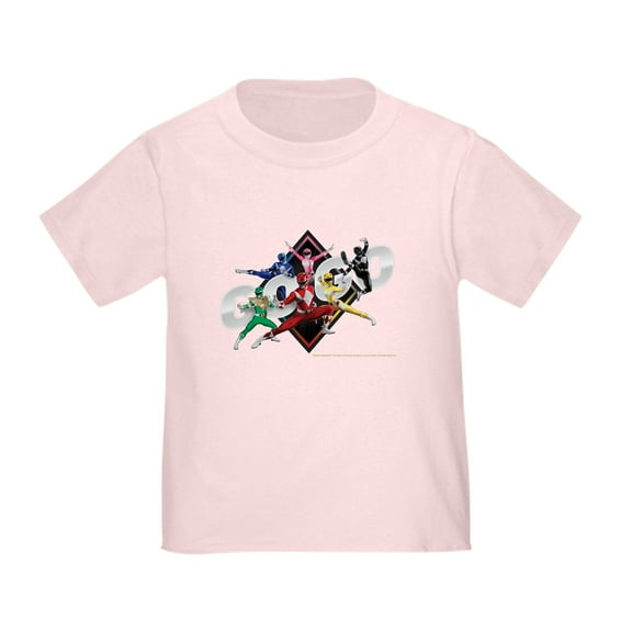 CafePress - Mighty Morphin Power Rangers Go Go Toddler T Shirt - Cute Toddler T-Shirt, 100% Cotton