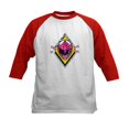 thumbnail image 1 of CafePress - Mighty Morphin Power Rangers Kids Baseball T Shirt - Kids Cotton Baseball Jersey, 3/4 Sleeve Shirt, 1 of 4