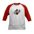 thumbnail image 1 of CafePress - Mighty Morphin Power Rangers Kids Baseball T Shirt - Kids Cotton Baseball Jersey, 3/4 Sleeve Shirt, 1 of 4