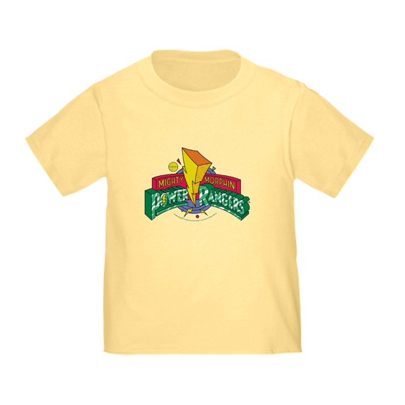 CafePress - Mighty Morphin Power Rangers Logo Toddler T Shirt - Cute Toddler T-Shirt, 100% Cotton