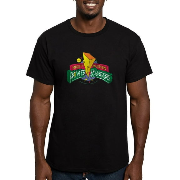 CafePress - Mighty Morphin Power Rangers Men's Classic T Shirt - Men's Fitted T-Shirt