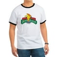 thumbnail image 1 of CafePress - Mighty Morphin Power Rangers Men's Ringer T Shirt - 100% Cotton Ringed T-Shirt, 1 of 4