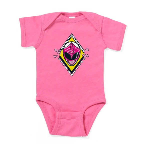 CafePress - Mighty Morphin Power Rangers Pink Ra - Cute Infant Bodysuit Baby Romper - Size Newborn - 24 Months