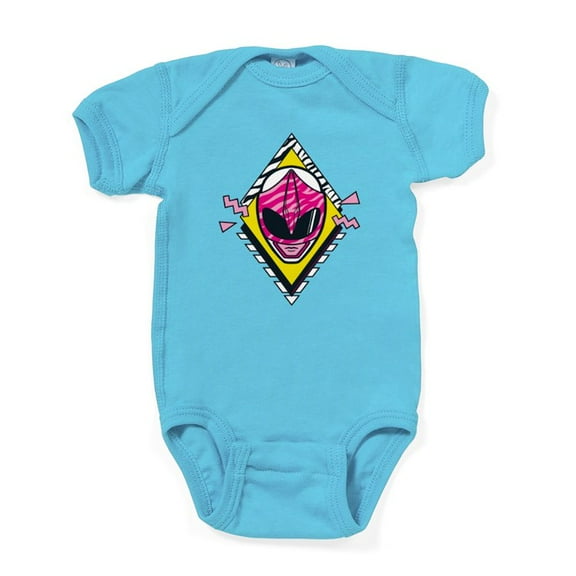 CafePress - Mighty Morphin Power Rangers Pink Ra - Cute Infant Bodysuit Baby Romper - Size Newborn - 24 Months