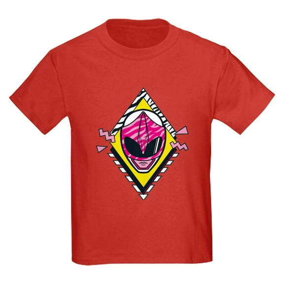 CafePress - Mighty Morphin Power Rangers Pink Ran Kids T Shirt - Dark T-Shirt Kids XS-XL