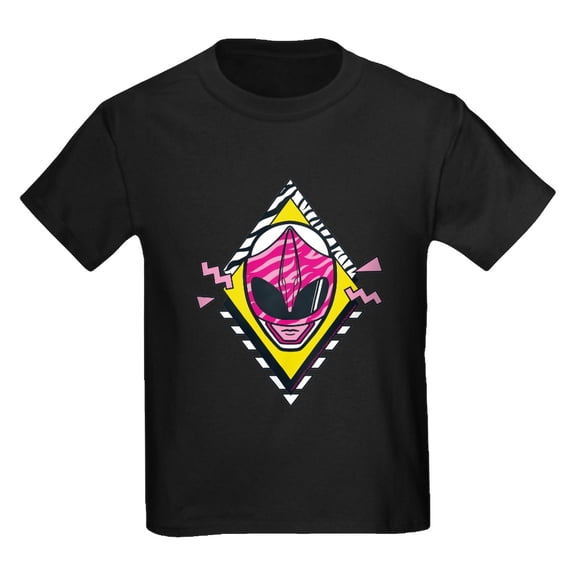CafePress - Mighty Morphin Power Rangers Pink Ran Kids T Shirt - Dark T-Shirt Kids XS-XL