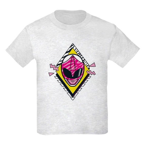 CafePress - Mighty Morphin Power Rangers Pink Ran Kids T Shirt - Light T-Shirt Kids XS-XL