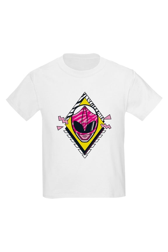 - Mighty Morphin Power Rangers Pink Ran Kids T Shirt - Light T-Shirt Kids XS-XL