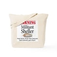 thumbnail image 1 of CafePress - Militant Sheller Tote Or Beach Bag - Unisex Canvas Tote Bag, Beige, 1-Piece, 1 of 9