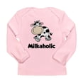 thumbnail image 1 of CafePress - Milkaholic Long Sleeve Infant T Shirt - Long Sleeve Infant T-Shirt, 1 of 2