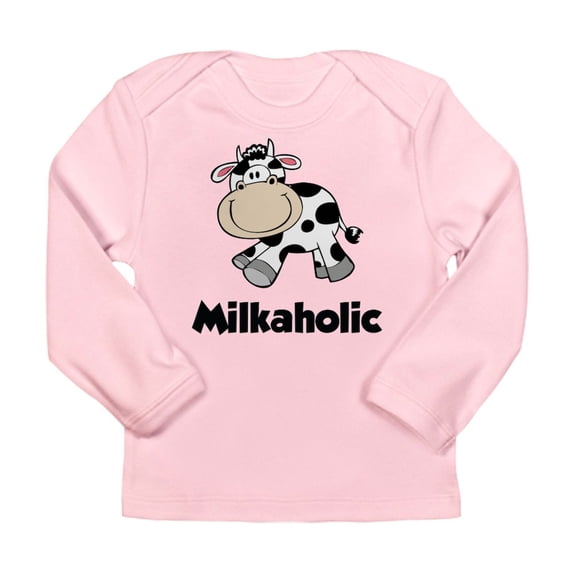 CafePress - Milkaholic Long Sleeve Infant T Shirt - Long Sleeve Infant T-Shirt