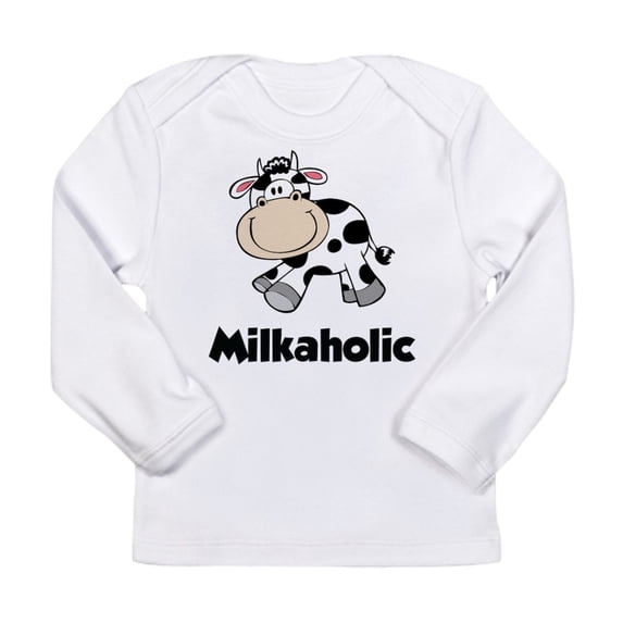 CafePress - Milkaholic Long Sleeve Infant T Shirt - Long Sleeve Infant T-Shirt