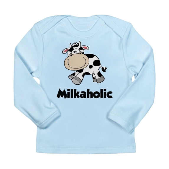 CafePress - Milkaholic Long Sleeve Infant T Shirt - Long Sleeve Infant T-Shirt