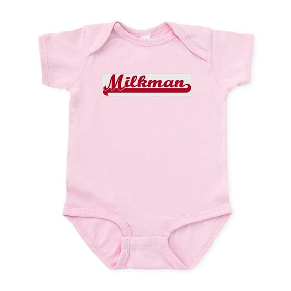 CafePress - Milkman (Sporty Red) Infant Bodysuit - Baby Light Bodysuit, Size Newborn - 24 Months