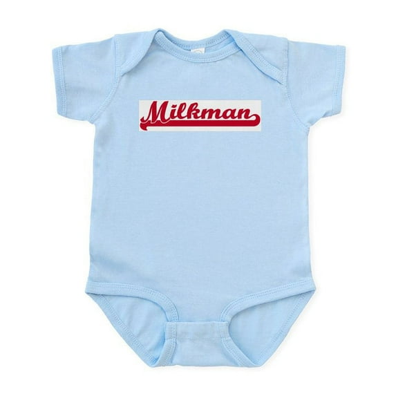 CafePress - Milkman (Sporty Red) Infant Bodysuit - Baby Light Bodysuit, Size Newborn - 24 Months