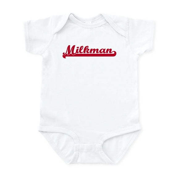 CafePress - Milkman (Sporty Red) Infant Bodysuit - Baby Light Bodysuit, Size Newborn - 24 Months