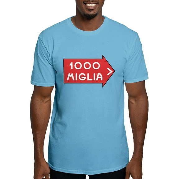 CafePress - Mille Miglia Fitted T Shirt - Fitted T-Shirt, Vintage Fit Soft Cotton Tee